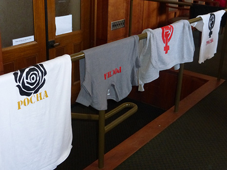 Pocha Poetics Stencil Workshop 2014